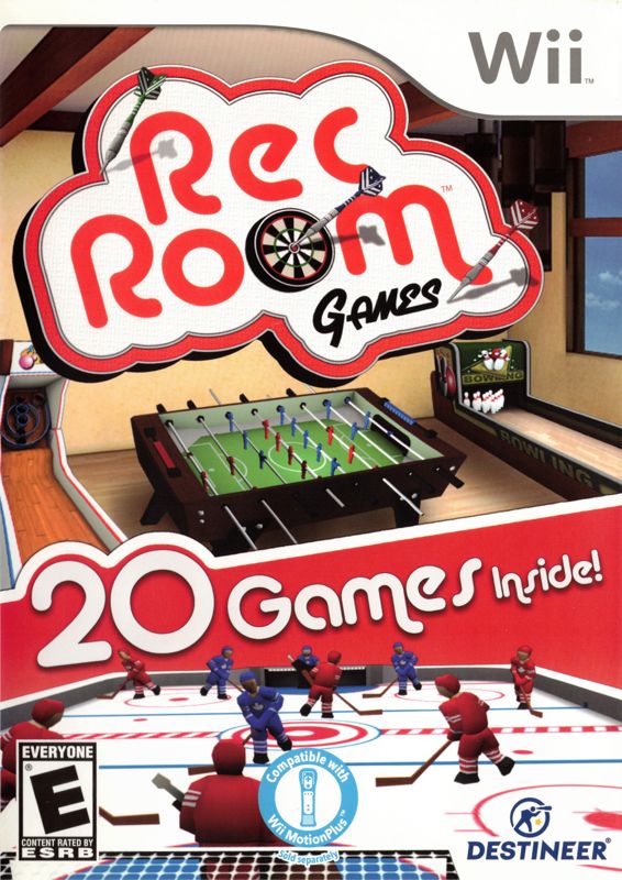 Rec Room Games box art for Wii